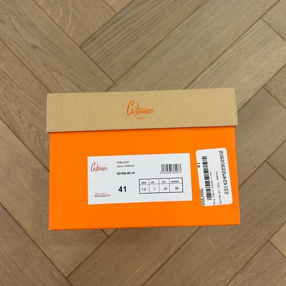 Castaner Azul Marino Espadrille - Picture 2 of 3